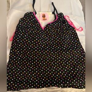 Peter Alexander flirty polka dots sleep top - Pre-loved/EUC like new - Size M